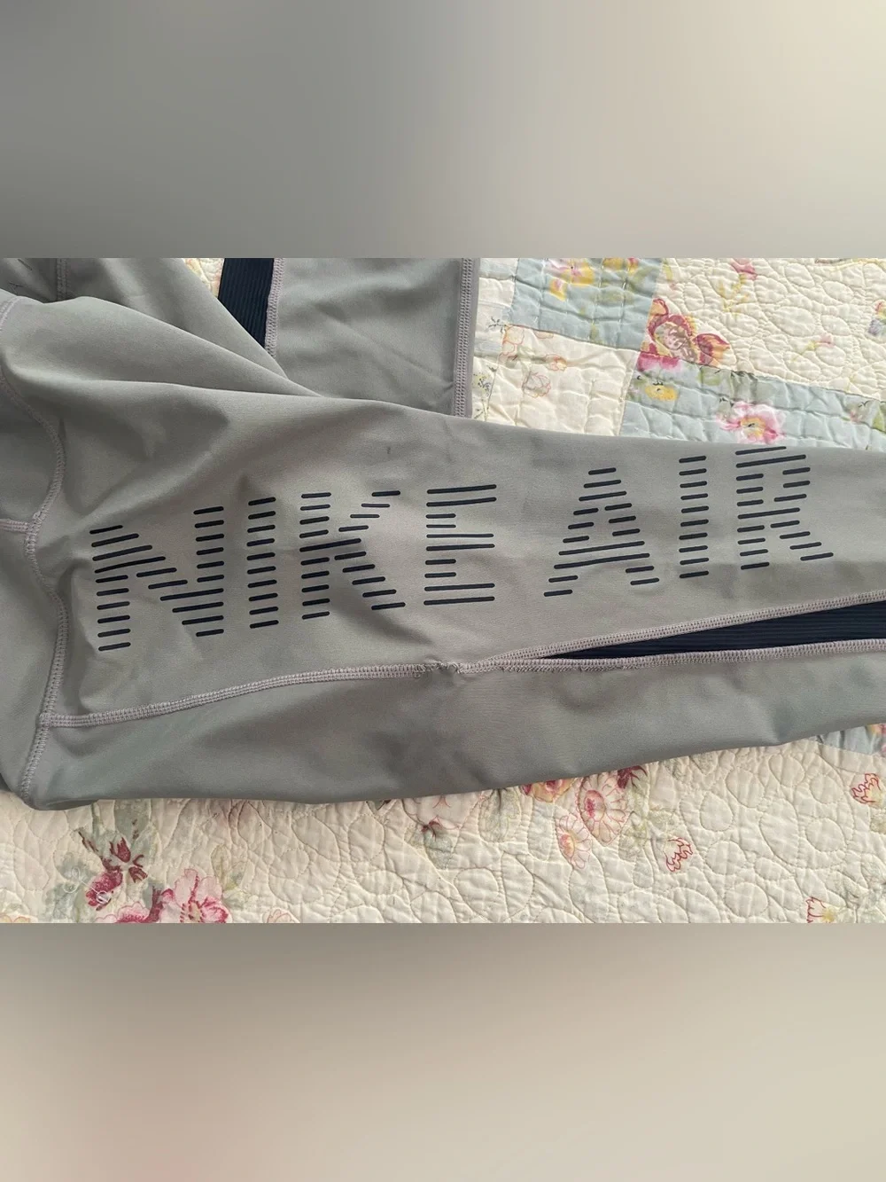 Nike Air Light Gray Performance Leggings